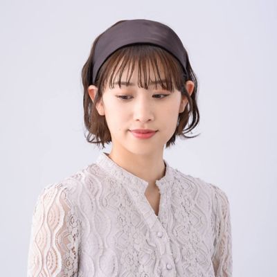 リバーシブルベルベット　フレキシフィットヘアバンド