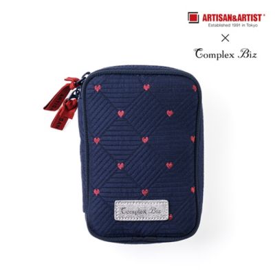 Complex Biz (Women)/コンプレックス ビズ ARTISAN & ARTIST×Complex Biz ヘアジュエリーポーチ CBZ065-99-0002 ネイビーミックス 洗面化粧ポーチ【三越伊勢丹/公式】