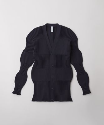 Cfcl fluted cardigan ブラック　カーディガン　サイズ1 最終価格【CFCL】FLUTED CARDIGAN/ブラック/サイズ1