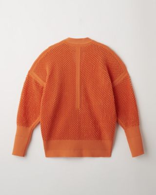 CFCL シーエフシーエル ニットカーディガン オレンジ 1 ウール LATTICE CARDIGAN 1 | CFCL (Women)/シーエフ