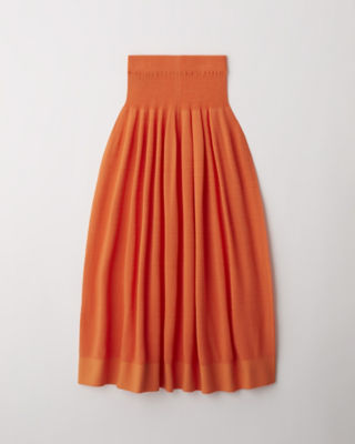 専用　新品　CFCL GATHERED CUPRO スカート　オレンジ　1 GATHERED CUPRO SKIRT 1 | CFCL (Women