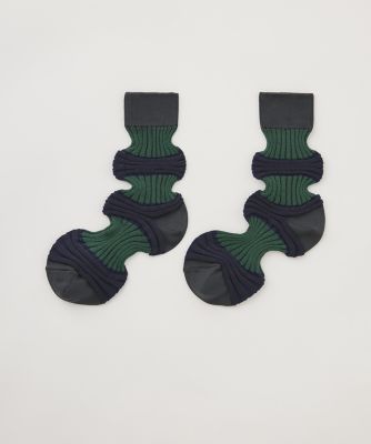 GARTER RIB SOCKS | CFCL (Women)/シーエフシーエル