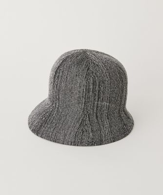 CFCL／シーエフシーエル MESH KNIT BUCKET HAT 美品 黒 - メルカリ