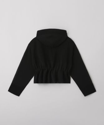 TC MILAN RIB CROPPED HOODIE