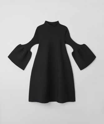 ＜CFCL (Women)＞ＰＯＴＴＥＲＹ　ＧＬＩＴＴＥＲ　ＬＯＮＧ　ＢＥＬＬ　ＳＬＥＥＶＥ　ＦＬＡＲＥ　ＭＩＮＩ　ＤＲＥＳＳ