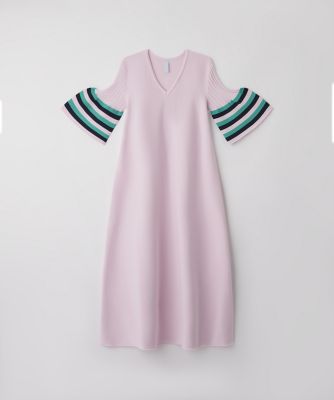 試着のみタグ付きPOTTERY SHORT BELL SLEEVE FLARE DRESS