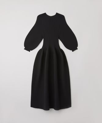 CFCL☆POTTERY LONG PUFF SLEEVE DRESSカラー→ブラック