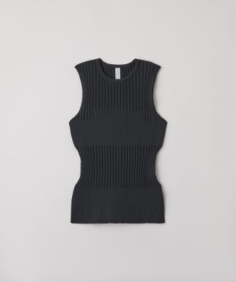 CFCL POTTERY SLEEVELESS TOP タンクトップ　ブラック CFCL | Pottery Sleeveless Top | Women | Lane Crawford