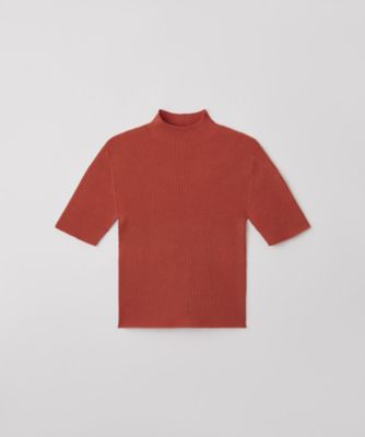 ＜三越伊勢丹/公式＞ CFCL (Women)/シーエフシーエル PORTRAIT SHORT SLEEVE TOP BRICK RED6 トップス【三越伊勢丹/公式】