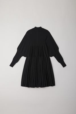 CFCL CASCADES DRESS 1（BLACK） TC CASCADES SLEEVELESS MINI DRESS