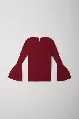 SOFT PORTRAIT BELL SLEEVE TOP | CFCL