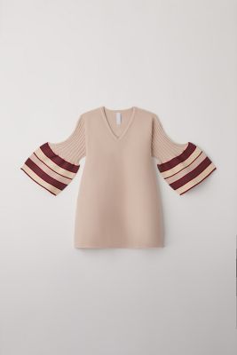 ＰＯＴＴＥＲＹ　ＳＨＯＲＴ　ＢＥＬＬ　ＳＬＥＥＶＥ　ＦＬＡＲＥ　ＴＯＰ