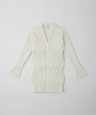 FLUTED LONG CARDIGAN CF009KE060