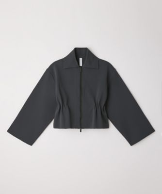 MILAN STAND FALL COLLAR ZIP BLOUSON 