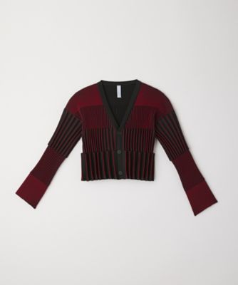 ACCORDION CROPPED CARDIGAN 