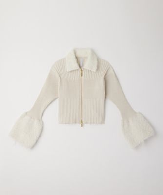 【美品】CFCL FLUTED CARDIGAN 1 オレンジ FLUTED CROPPED SHIRT CARDIGAN