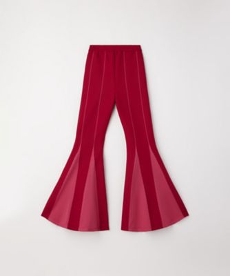 CFCL (Women)/シーエフシーエル CONIC TIGHT FLARE PANTS CF010KF001 571M MAROON RED MULTI パンツ・ズボン【三越伊勢丹/公式】