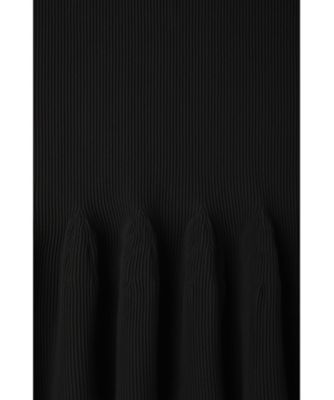 HYPHA V－NECK SLEEVELESS DRESS