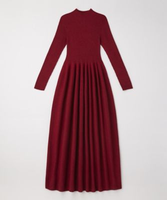 CFCL (Women)/シーエフシーエル SILK CASHMERE RIVULET LONG SLEEVE DRESS CF010KH064JP00 571N MAROON RED ワンピース・ドレス【三越伊勢丹/公式】