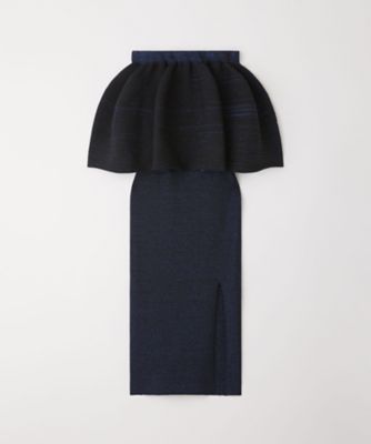 CFCL (Women)/シーエフシーエル POTTERY GLITTER LAYERED DRESS CF010KH066JM00 199B BLACK-BLUE ワンピース・ドレス【三越伊勢丹/公式】