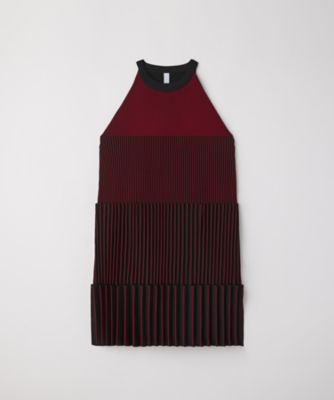 CFCL (Women)/シーエフシーエル ACCORDION SLEEVELESS MINI DRESS CF010KH069 571M MAROON RED MULTI ワンピース・ドレス【三越伊勢丹/公式】