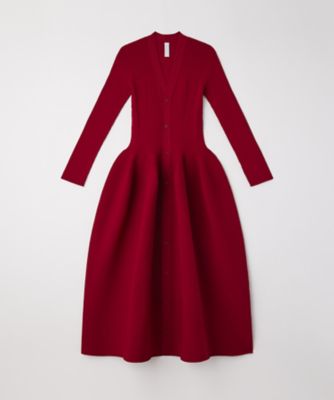 CFCL (Women)/シーエフシーエル POTTERY LONG SLEEVE CARDIGAN DRESS CF010KH072JP00 571N MAROON RED ワンピース・ドレス【三越伊勢丹/公式】