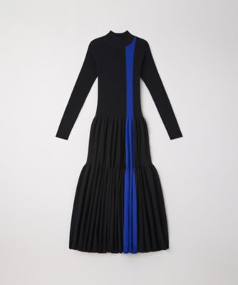 CFCL (Women)/シーエフシーエル CASCADES MOCKNECK LONG SLEEVE DRESS CF010KH085 199M BLACK MULTI ワンピース・ドレス【三越伊勢丹/公式】