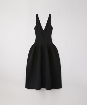 POTTERY VーNECK SLEEVELESS DRESS
