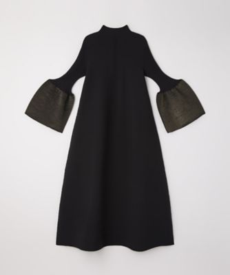 CFCL (Women)/シーエフシーエル POTTERY GLITTER MOCKNECK LONG BELL SLEEVE FLARE DRESS CF010KH128JM00 199G BLACK-GOLD ワンピース・ドレス【三越伊勢丹/公式】