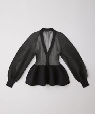 ＜CFCL (Women)＞ＰＯＴＴＥＲＹ　ＬＵＣＥＮＴ　ＧＬＩＴＴＥＲ　ＰＵＦＦ　ＳＬＥＥＶＥ　ＣＡＲＤＩＧＡＮ　６Ｓ／ＣＦ０１１ＫＥ０２５