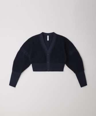 LATTICE CROPPED CARDIGAN 6S