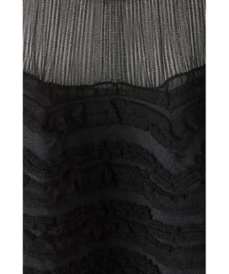 ＰＯＴＴＥＲＹ　ＳＷＥＬＬ　ＬＵＣＥＮＴ　ＧＬＩＴＴＥＲ　ＳＬＥＥＶＥＬＥＳＳ　ＢＵＳＴ　ＦＬＡＲＥ　ＴＯＰ　６Ｓ／ＣＦ０１１ＫＮ０９２