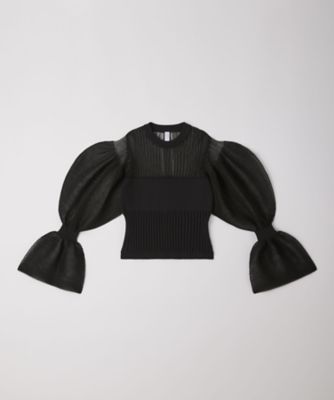 GARTER LUCENT CROPPED CARDIGAN