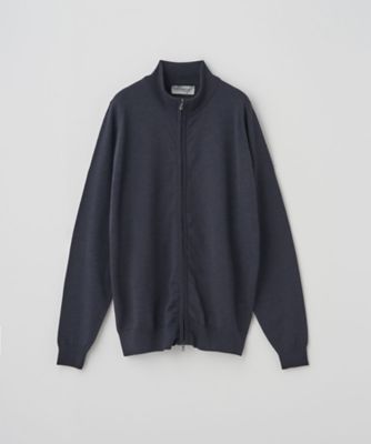 フルジップアップ長袖カーディガン 24G STANDARD FIT