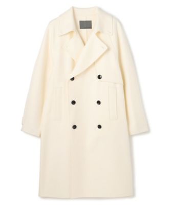 ■美品uncrave WHITE トレンチコート　スプリングコート メルトンリバートレンチコート COUVLW0501 | uncrave (Women