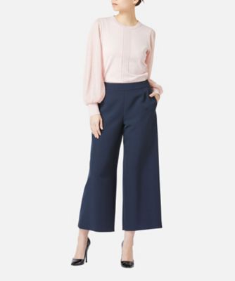 ストレッチクレープワイドパンツ　ＣＰ５５０１