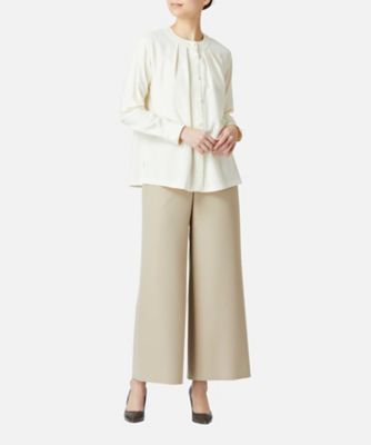 ストレッチクレープワイドパンツ　ＣＰ５５０１