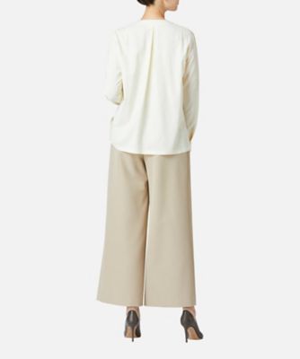 ストレッチクレープワイドパンツ　ＣＰ５５０１