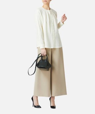 ストレッチクレープワイドパンツ　ＣＰ５５０１