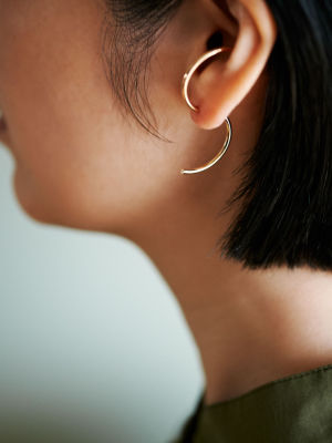 CROSSING／Pierced Earrings／Round／M