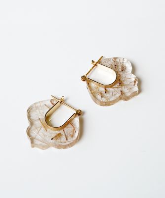 ＣＲＥＳＴ Ｐｉｅｒｃｅｄ Ｅａｒｒｉｎｇｓ Ｑｕａｒｔｚ | talkative (Women)/トーカティブ |  三越伊勢丹オンラインストア・通販【公式】