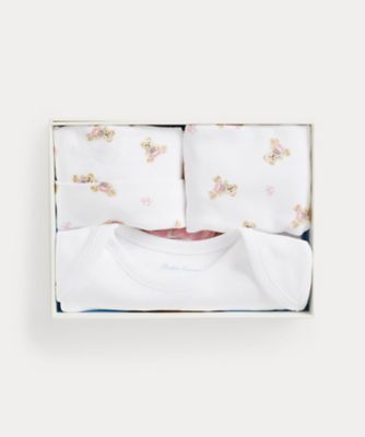 POLO RALPH LAUREN CHILDRENS WEAR /ポロ ラルフ ローレン チルドレンズウェア Polo ベア コットン 3ピース ギフト セット CWPO2STF0520070