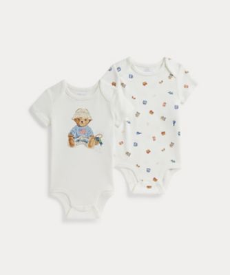 Polo ベア コットン ロンパース | POLO RALPH LAUREN CHILDRENS