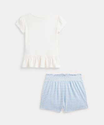 Ｐｏｌｏ　ベア　コットン　Ｔシャツ＆ブルマー　セット　ＣＷＰＯ２ＳＴＦ９Ｓ２００３５