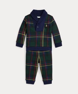 POLO RALPH LAUREN CHILDRENS WEAR /ポロ ラルフ ローレン チルドレンズウェア チェック フリース スウェットシャツ & パンツ セット CWPO2STI8520187 999マルチカラー ベビー用トップス【三越伊勢丹/公式】