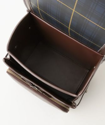 【送料無料】【２０２６年３月中旬以降届】ランドセル　タータンチェックコレクション　ブラウン