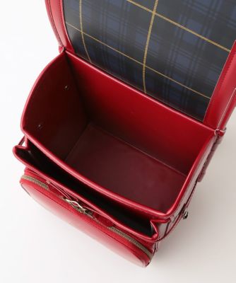 【送料無料】【２０２６年３月中旬以降届】ランドセル　タータンチェックコレクション　レッド