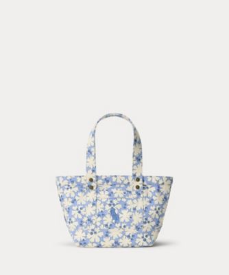 ＜POLO RALPH LAUREN CHILDRENS WEAR ＞フローラル　Ｂｉｇ　Ｐｏｎｙ　キャンバス　ミニ　トート　ＣＷＰＯＡＣＣＧ９Ｐ２００２３