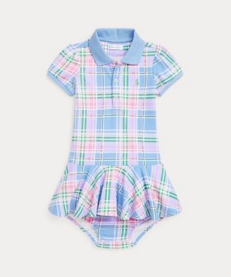 POLO RALPH LAUREN CHILDRENS WEAR /ポロ ラルフ ローレン チルドレンズウェア チェック　メッシュ　ポロ　ドレス＆ブルマー　ＣＷＰＯＤＲＳＦ３Ｄ２０６６５