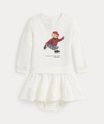 POLO RALPH LAUREN CHILDRENS WEAR /ポロ ラルフ ローレン チルドレンズウェア Polo ベア フリース ドレス & ブルマー CWPODRSF3D20694